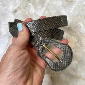 Vintage Caché snakeskin belt